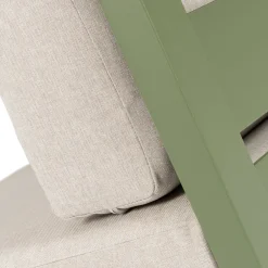 Intratuin 4-Sitzer Loungeset Ecke Norma Aluminium grün| Loungesofas|Loungesofas