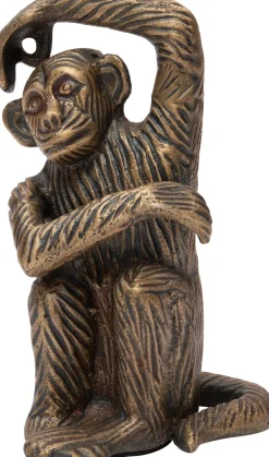 Intratuin Skulptur Affe Jip  gold 13 x 9 x 19 cm| Dekofiguren & -Objekte