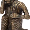 Intratuin Skulptur Affe Jip gold 13 x 9,5 x 16 cm| Dekofiguren & -Objekte