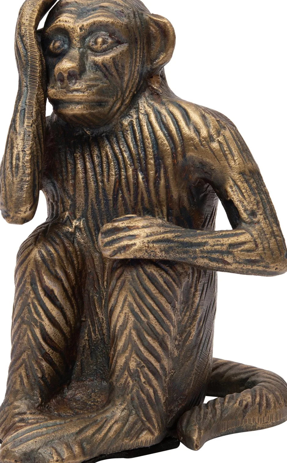 Intratuin Skulptur Affe Jip gold 13 x 9,5 x 16 cm| Dekofiguren & -Objekte