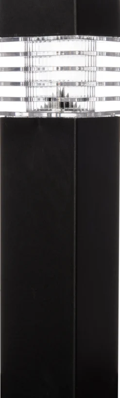 Intratuin Solar Stehlampe outdoor grau 6 x 6 x 39 cm| Solar Gartenleuchten|Gartenlaternen & -Stehleuchten