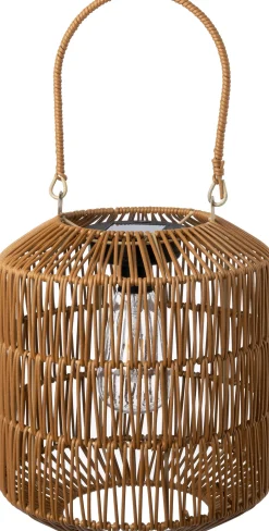 Intratuin Solar Windlicht braun D 24 H 30 cm| Solar Gartenleuchten|Tischleuchten