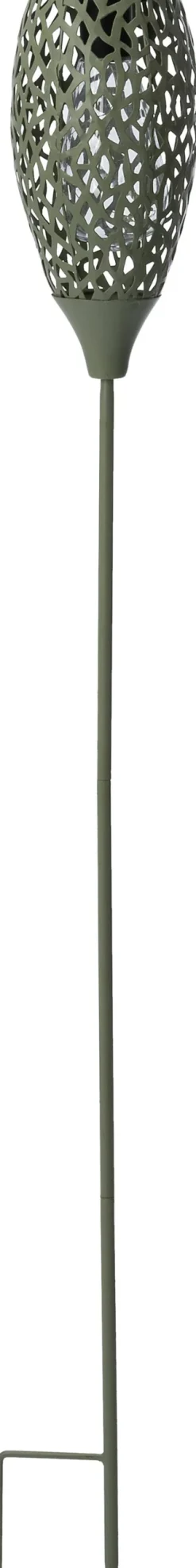 Intratuin Solarleuchte Seoul grün D 11 H 94 cm| Gartenstecker|Solar Gartenleuchten