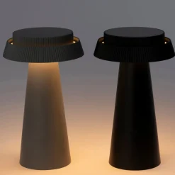 Intratuin Solar-Tischleuchte Pau schwarz D 14 H 23 cm| Solar Gartenleuchten|Tischleuchten