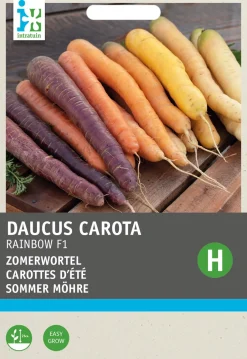 Intratuin Sommer-Möhre 'Regenbogen' (Daucus carota var. Sativus) Samen| Gemüsesamen|Saatgut