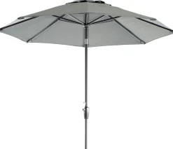 Intratuin Sonnenschirm Trinidad grau 80+ UV D 300 cm| Sonnenschirme