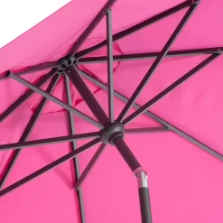 Intratuin Sonnenschirm Trinidad D 250 cm 80+UV rosa| Sonnenschirme