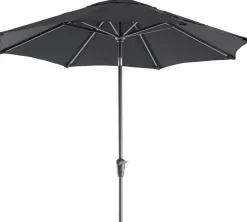 Intratuin Sonnenschirm Trinidad schwarz 80+UV D 300 cm| Sonnenschirme