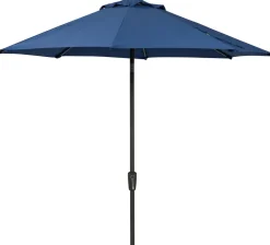 Intratuin Sonnenschirm Trinidad blau 80+UV D 250 cm| Sonnenschirme