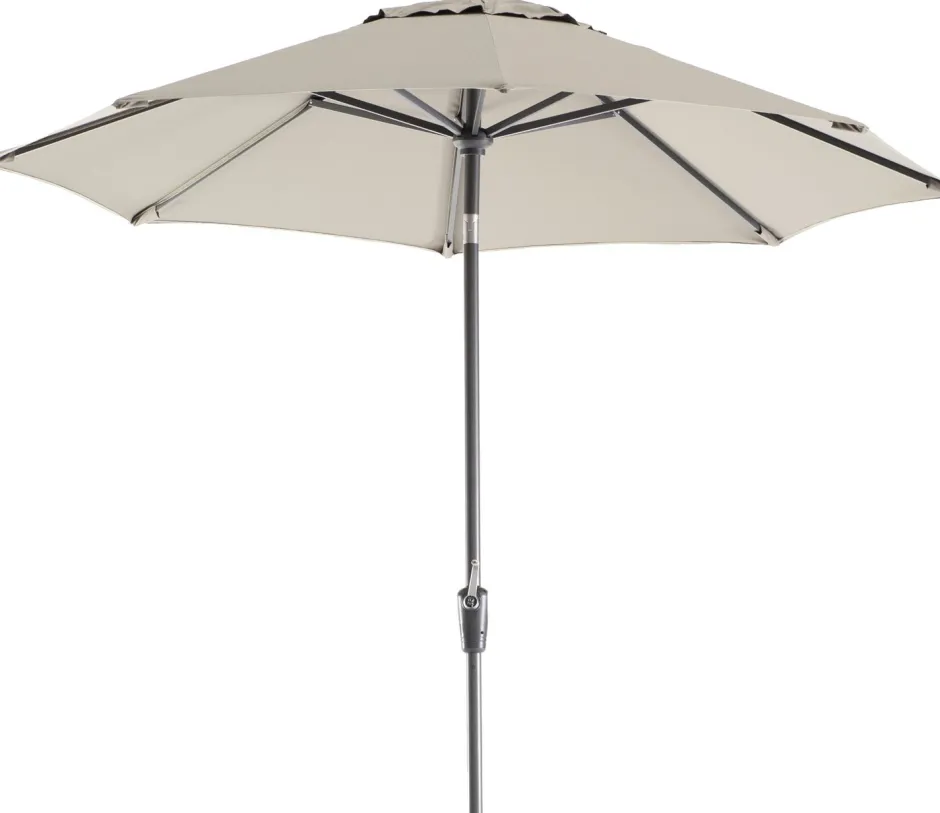 Intratuin Sonnenschirm Trinidad creme 80+UV D 250 cm| Sonnenschirme