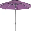 Intratuin Sonnenschirm Trinidad D 250 cm 80+UV violett| Sonnenschirme