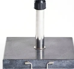 Intratuin Sonnenschirmständer 30 kg schwarz 45 x 45 x 5,5 cm| Sonnenschirmständer