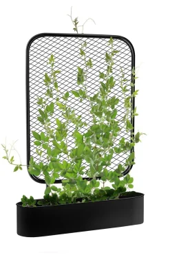 Intratuin Spalier schwarz 91 x 27 x 140 cm| Outdoor-Wanddeko|Sichtschutzzäune & Elemente