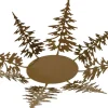 Intratuin Teelichthalter Weihnachtsbaum gold D 16,5 cm| Teelichthalter