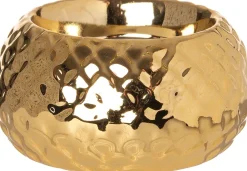 Intratuin Teelichthalter gold 7,4 x 7,4 x 3,7 cm| Teelichthalter