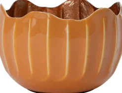 Intratuin Teelichthalter Sten orange D 10 H 7 cm| Teelichthalter|Kerzenständer