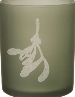 Intratuin Teelichthalter Mat blad grün D 7 H 8 cm| Teelichthalter