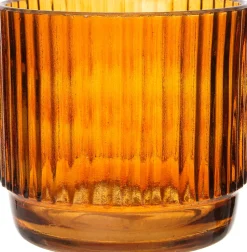 Intratuin Teelichthalter Ties braun D 12 H 12 cm| Teelichthalter