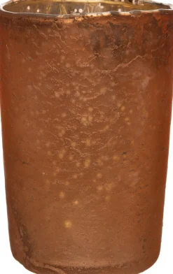 Intratuin Teelichthalter Bo braun D 5,5 cm H 8 cm| Teelichthalter