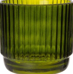 Intratuin Teelichthalter Ties grün D 12 H 12 cm| Teelichthalter