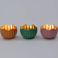 Intratuin Teelichthalter Sten rosa D 10 H 7 cm| Teelichthalter|Kerzenständer