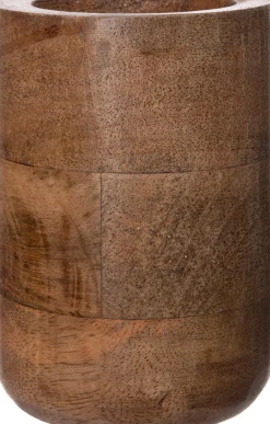 Intratuin Teelichthalter Ime Holz D 7 H 10 cm| Teelichthalter