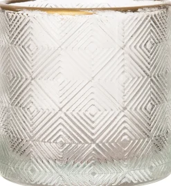 Intratuin Teelichthalter Helder Rauten D 7 H 6,8 cm| Teelichthalter