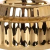 Intratuin Teelichthalter gold 8,9 x 8,9 x 4,5 cm| Teelichthalter