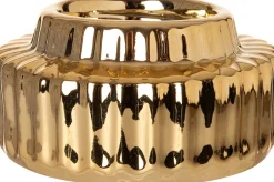 Intratuin Teelichthalter gold 8,9 x 8,9 x 4,5 cm| Teelichthalter