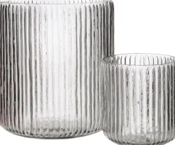 Intratuin Teelichthalter Yi transparent D 15 H 17 cm| Teelichthalter