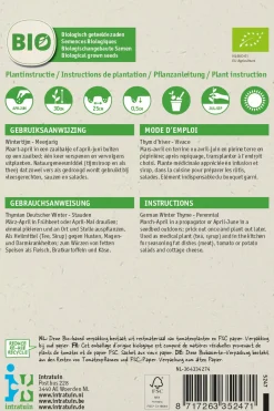Intratuin Thymian (Thymus vulgaris) (BIO) Samen| Kräutersamen|Saatgut