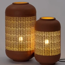 Intratuin Tischleuchte Elo braun D 24 H 44 cm| Tischleuchten