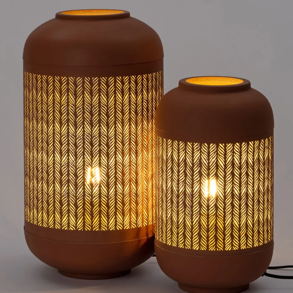 Intratuin Tischleuchte Elo braun D 24 H 44 cm| Tischleuchten