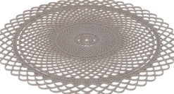 Intratuin Tischset Weihnachten rund grau D 32 cm| Tischwäsche