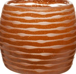 Intratuin Vase Dieke orange D 10 cm H 8,5 cm| Blumentöpfe|Blumentöpfe & Pflanzgefäße