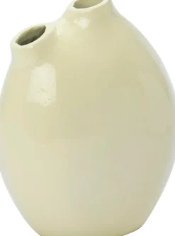 Intratuin Vase Jilly creme 18 x 13 x 23 cm| Blumentöpfe & Pflanzgefäße|Vasen & Krüge