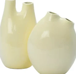 Intratuin Vase Jilly creme 14 x 13 x 28 cm| Vasen & Krüge|Blumentöpfe & Pflanzgefäße