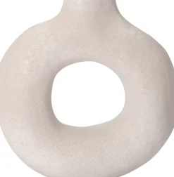 Intratuin Vase Koping weiß 36 x 9 x 27 cm| Vasen & Krüge|Blumentöpfe & Pflanzgefäße