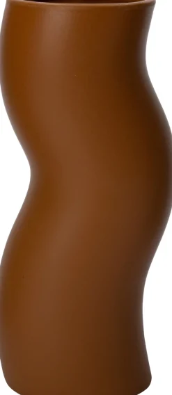 Intratuin Vase Lien braun D 12 H 32 cm| Vasen & Krüge|Blumentöpfe & Pflanzgefäße