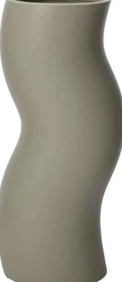 Intratuin Vase Lien grau D 12 H 32 cm| Vasen & Krüge|Blumentöpfe & Pflanzgefäße