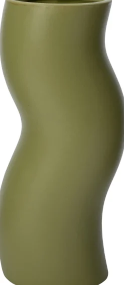 Intratuin Vase Lien grün D 12 H 32 cm| Vasen & Krüge|Blumentöpfe & Pflanzgefäße