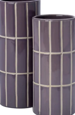 Intratuin Vase Menno lila D 10,5 H 23 cm| Vasen & Krüge|Blumentöpfe & Pflanzgefäße