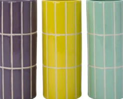 Intratuin Vase Menno lila D 10,5 H 23 cm| Vasen & Krüge|Blumentöpfe & Pflanzgefäße