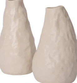 Intratuin Vase Saratov grau D 16 H 34 cm| Vasen & Krüge|Blumentöpfe & Pflanzgefäße