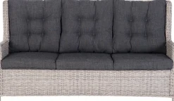 Intratuin verstellbares Loungesofa 3-Sitzer Sanur braun| Loungesofas|Loungesofas