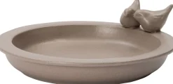 Intratuin Vogelbad Emmy grau D 32 cm| Gartenvögel|Vogeltränken & Vogelbäder