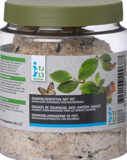 Intratuin Vogel-Erdnussbutter mit Sonnenblumenkernen 240 g| Gartenvögel|Vogelfutter