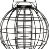 Intratuin Vogelfutterspender schwarz D 21 H 24 cm| Gartenvögel|Vogelfutterhäuser
