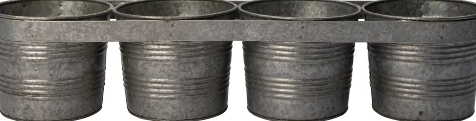 Intratuin Wand-Blumentopf Vivi zink 72 x 18 x 16 cm| Wand-Blumentöpfe|Blumentöpfe & Pflanzgefäße