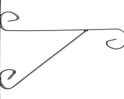 Intratuin Wandhalterung schwarz 27 x 2 x 22 cm| Haken & Bügel